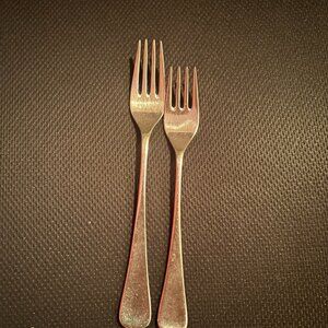 Vintage WMF‎ Cromargan Set of Two Forks 7.5" & 7"